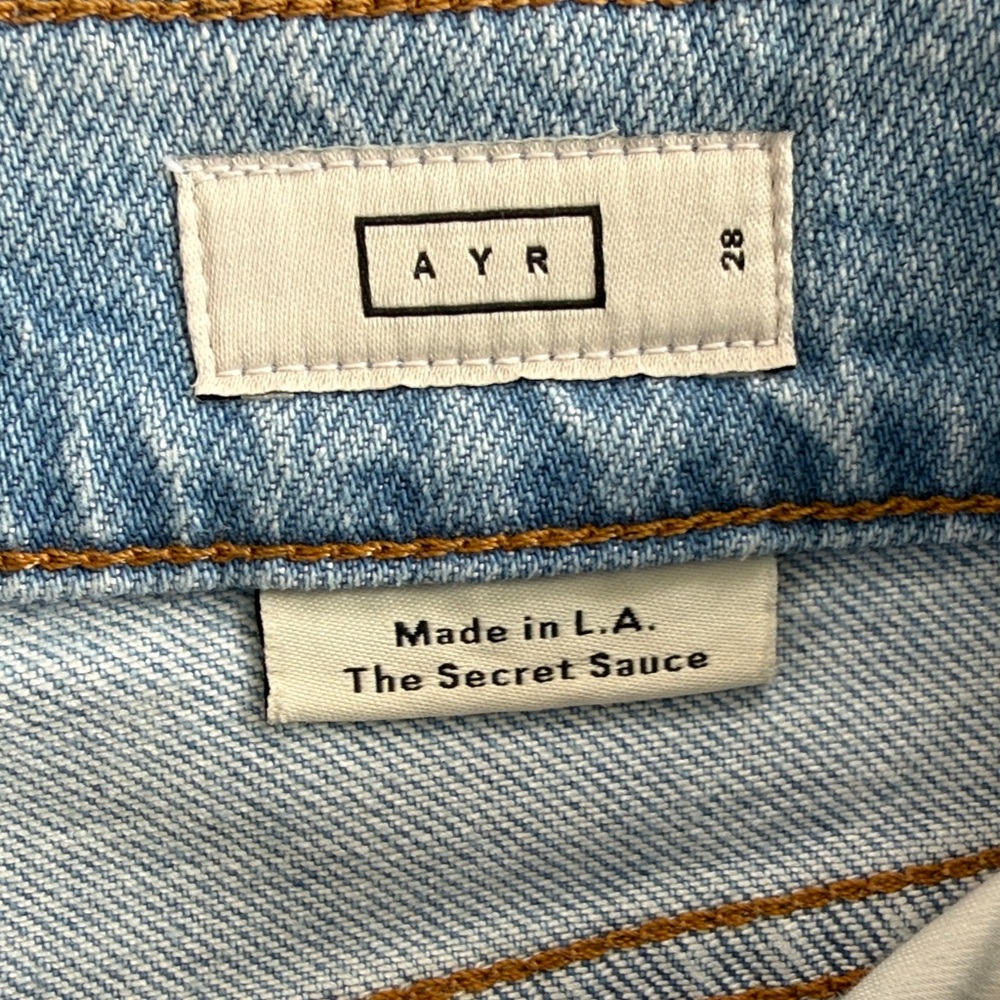 AYR The Secret Sauce Straight-Leg Jeans 28 - Picture 3 of 4